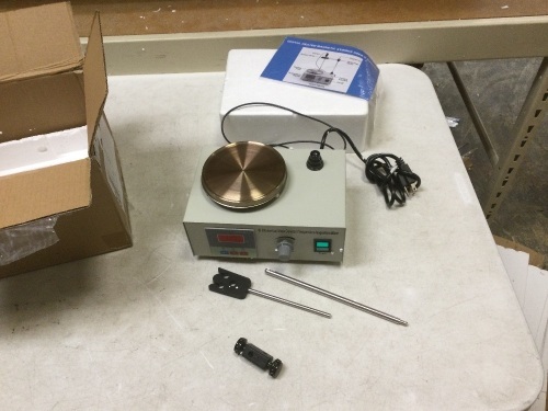 85-2 Magnetic Stirrer W/ Heating Plate Digital Hotplate Mixer. Untested E-commerce Return - Lot 313