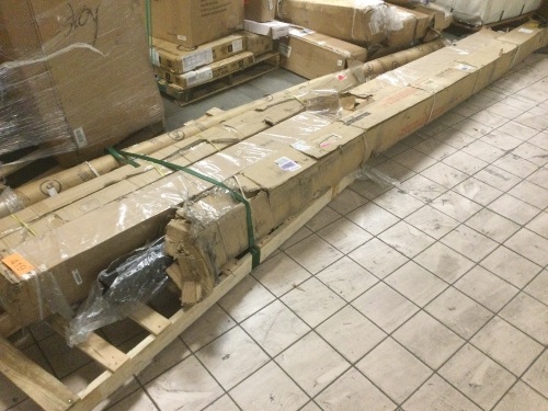 Very Large Retractable Projector Screens. Unknown Condition - Lot 419