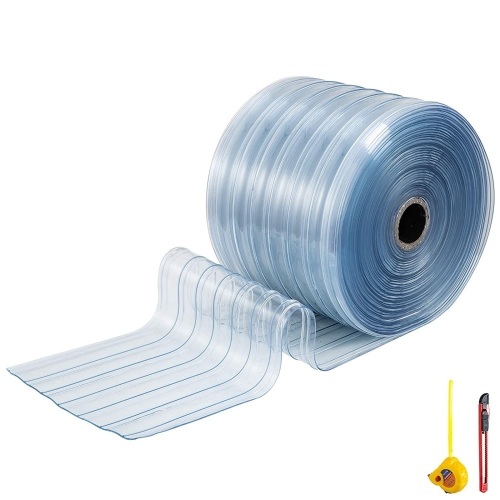 Plastic Strips Door Curtain 72 Feet Length X 7.8 Inches Width Vinyl Door Strips. NEW - Lot 450