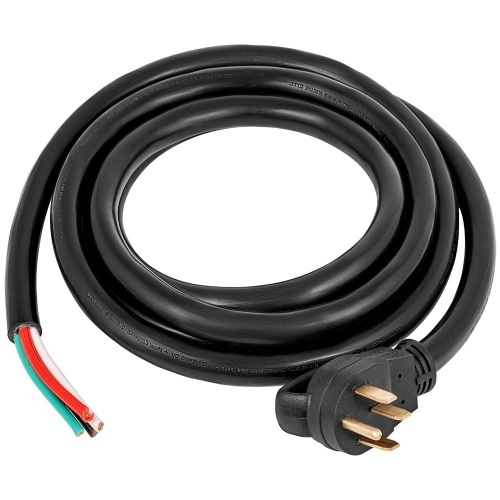 VEVOR 15Ft 50 Amp Generator Extension Cord 4 Wire 6 Gauge STW 6/3+8/1 Generator Cord 125V 250V UL Listed Generator Power Cord N14-50P & SS2-50R Portable Handle (15Ft 50 Amp). NEW - Lot 466