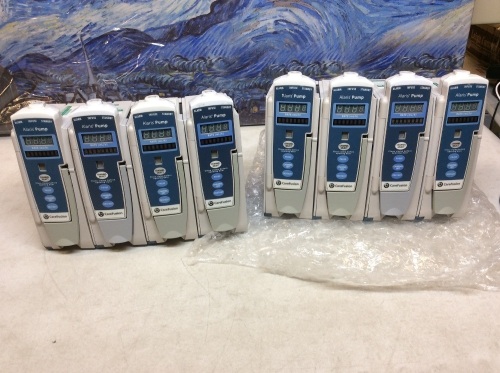 Lot of (8) CareFusion Alaris Pumps - Unknown Condition - Lot 479