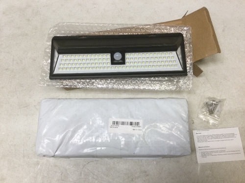 Lot of (2) New 12-inch Solar LED Outdoor Lights with Motion - Lot 502
