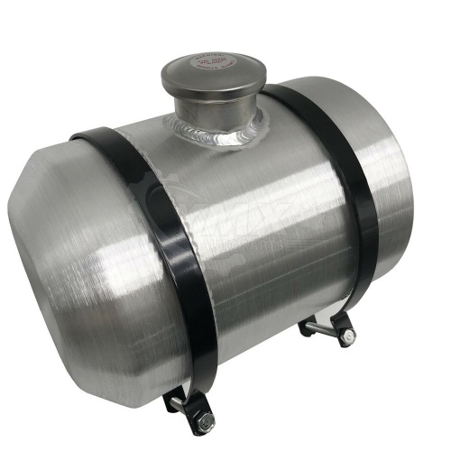 2.5 Gallon 8" x12" Spun All Aluminum Gas Tank /Fuel Tank For Tractor GoKart. NEW - Lot 503