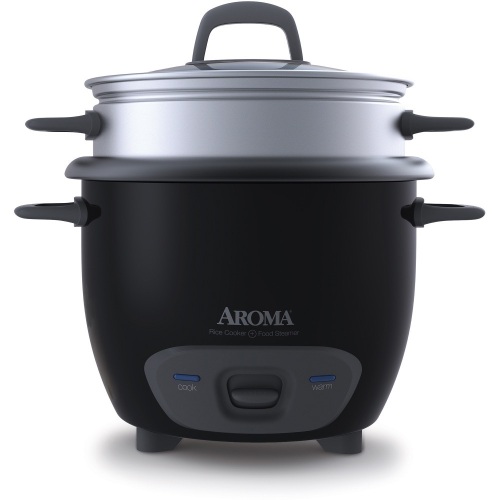 Aroma 6 Cup Non-Stick Rice Cooker & Food Steamer - Appears New - Lot 514
