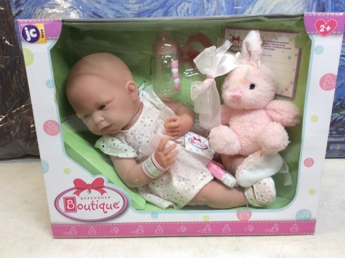 JC Toys La Newborn 15" Soft Vinyl Doll - Appears New - Lot 536