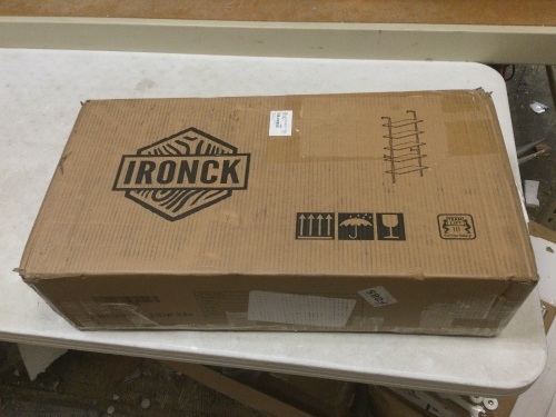 IRONCK Industrial Style Bookshelf. Appears New - Lot 641