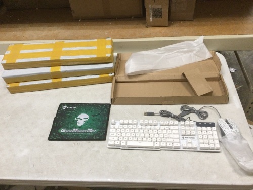 Lot of (4) Gaming Keyboard and Mouse Sets. NEW - Lot 696
