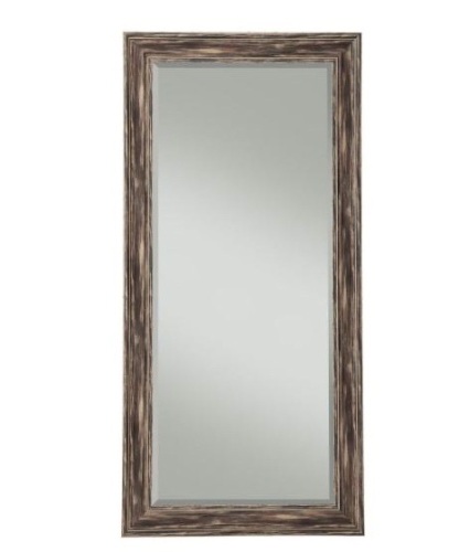 Martin Svensson Home Oversized Black Plastic Beveled Glass Full-Length Classic Mirror (65 in. H X 31 in. W). Appears New - Lot 706