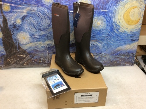 Hisea Waterproof Insulated Neoprene Rubber Boot, Men's 7 - Appear New - Lot 726