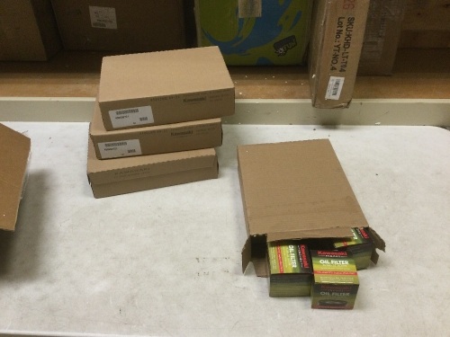 Lot of (4) 12-Packs of Kawasaki Oil Filters. NEW - Lot 734
