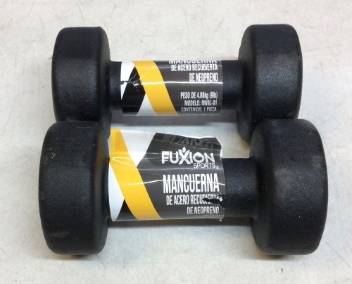Fuxion Sports Neoprene Dumbbell Set, 9 Lb - Appear New - Lot 809