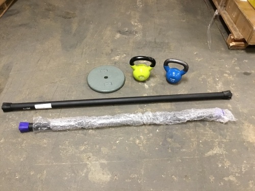 Lot of Misc Weight Lifting Equipment, See Pics - Appear New - Lot 846