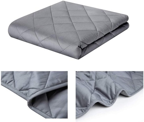 ZZZhen 15lb Weighted Blanket 60'' x 80'' - E-Comm Return, Appears New   - Lot 847