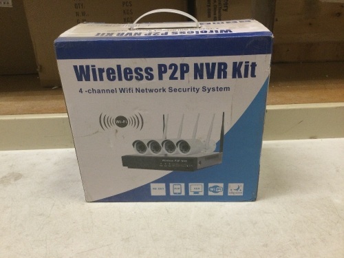 Imporx 4-Channel Wifi Network Security System. Appears New - Lot 859