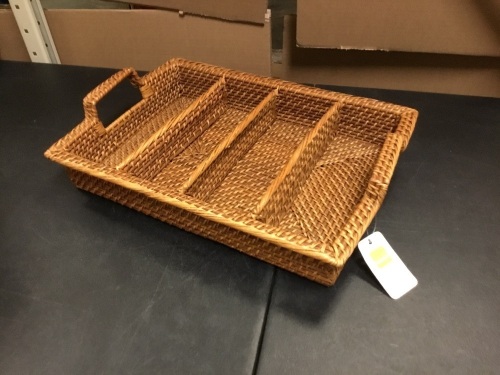 Kouboo Woven Serving Tray with Handles - Appears New - Lot 871