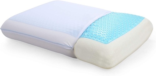 Classic Brands Reversible Cool Gel and Memory Foam Double-Sided Standard Pillow - Appears New   - Lot 893