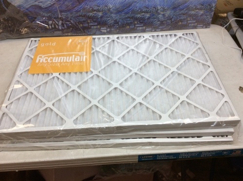 Lot of (4) Air Filters, 20 x 30 x 1 - Appear New - Lot 899