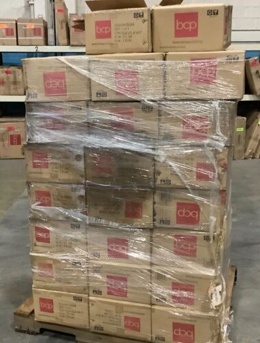Uninspected Pallet of (65) Vintage Glass Hanging Lights - Some Boxes are Water Damaged  - Lot 84