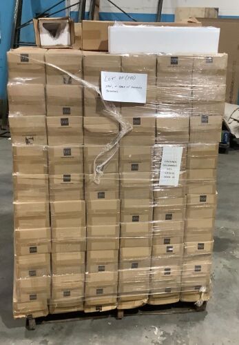 Pallet of (140) Three Bulb Glass Wall Lights - Some Boxes Have Water Damage - Lot 166