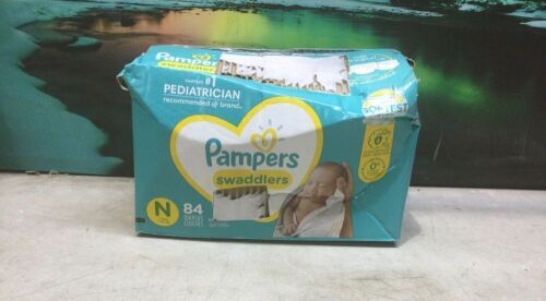 Pampers Swaddlers Baby Diapers, Newborn, 84 Ct  - Lot 427