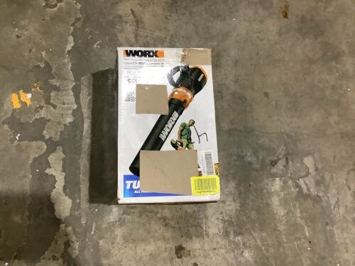 WORX WG520 12 Amp TURBINE 600 Electric Leaf Blower - Lot 631