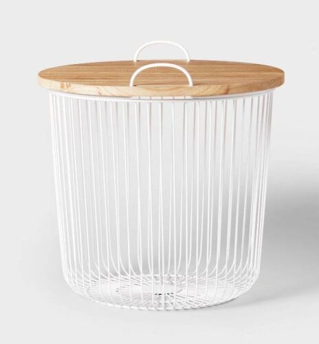 Pillowfort Wire Floor Storage Bin Table  - Lot 675