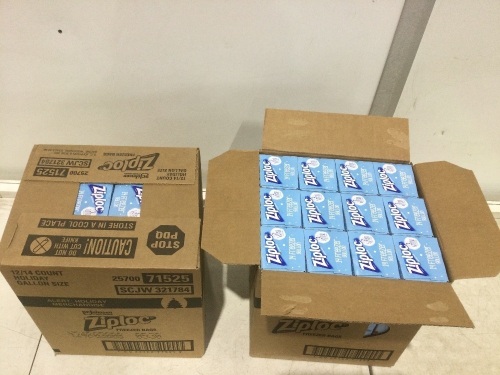 Lot of (2) Cases of Ziploc Holiday Gallon Size Freezer Bags - Lot 786