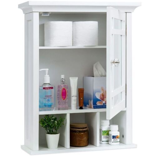 Bathroom Vanity Mirror Wall Storage Cabinet - Lot 865