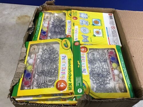 Case of (36) Crayola Paint 'n' Display Suncatcher Kits - Lot 942