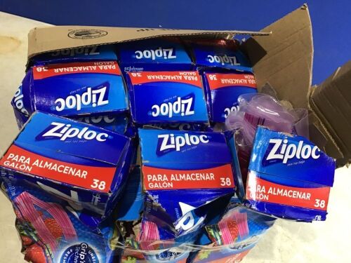 Lot of (6) Ziploc Gallon Storage Bags, 38 ct  - Lot 1022