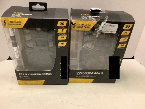 Lot of (2) Trail Cams, Ecommerce Return, Tested - Lot 110