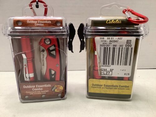 Lot of (2) Outdoor Essentials Combo, Boxes Broken, Ecommerce Return - Lot 173