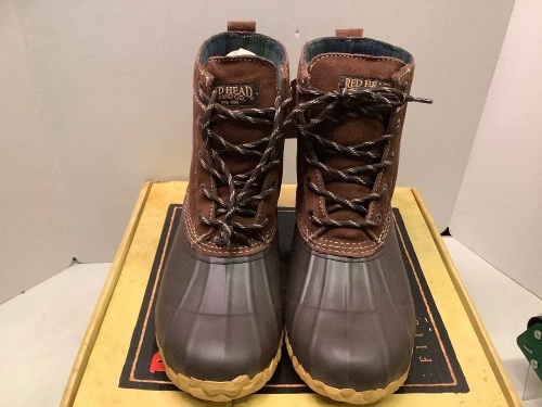 Red Head All Season Classic II 5 Eye Boots, 11D, Appears New - Lot 188