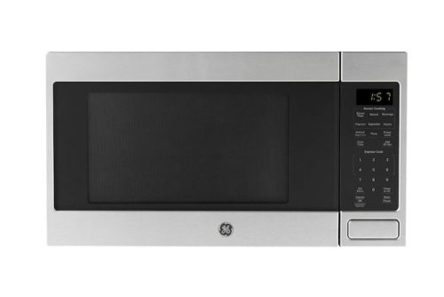 GE - 1.6 Cu. Ft. Countertop Microwave, Stainless Steel, Refurbished - Lot 191