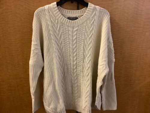 Natural Reflections Women's Cable Pullover, XL, Appears New - Lot 270