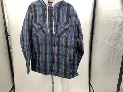 Red Head Men's Lined Hooded Flannel, XL, Appears New - Lot 386