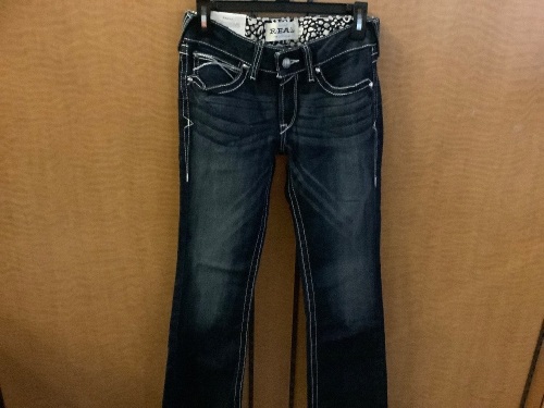 Ariat Low Rise, Boot Cut Jeans's 27R, Appears New - Lot 872