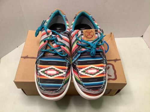 Twisted X Black/Serape, Women's 10, Appears New - Lot 933