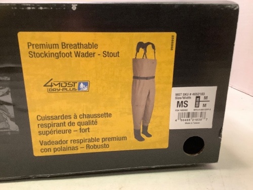 Premium Breathable Stockingfoot Wader, MS, Appears New, Untested - Lot 944