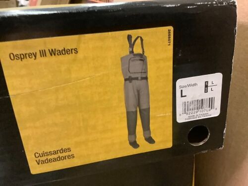 Osprey III Waders, Men's Large, Appears New, Untested - Lot 954