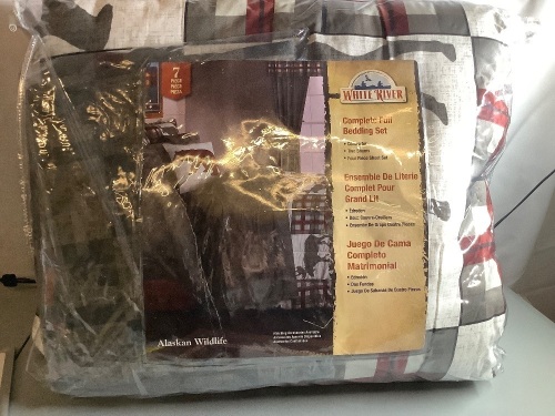 White River Complete Full Bedding Set, Ecommerce Return - Lot 983