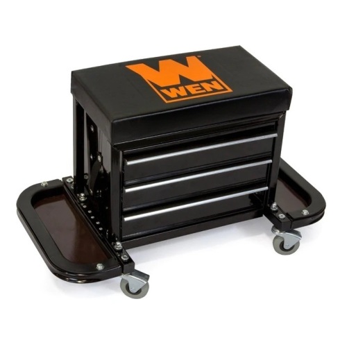 Garage Glider Rolling Tool Chest Seat - Lot 55