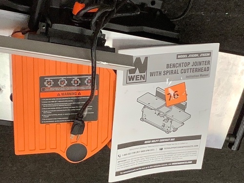 Benchtop Jointer w/ Spiral Cutterhead - Lot 76