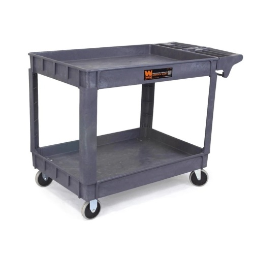 500-Pound Capacity 46 by 25.5-Inch Extra Wide Service Utility Cart - Lot 157