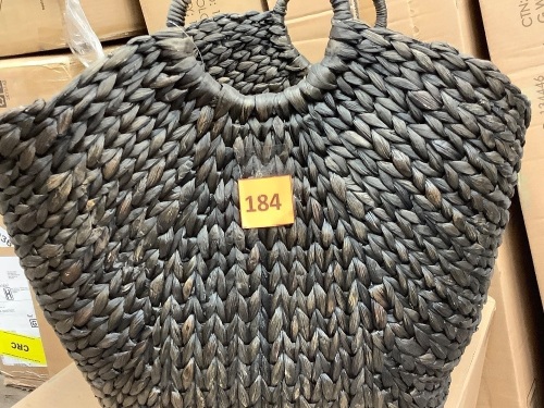 Large Multi-Purpose Seagrass Storage Basket w/ Handles - Lot 184