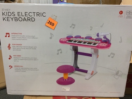 37-Key Kids Electric Keyboard, Appears New - Lot 269