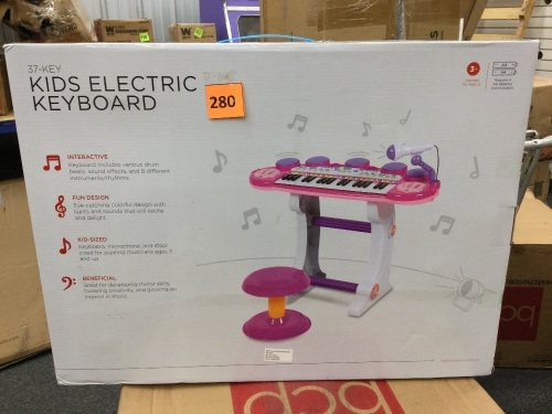37-Key Kids Electric Keyboard, Appears New - Lot 280
