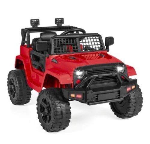 12V Kids Ride-On Truck Car w/ Parent Remote Control, Spring Suspension, Red, Appears New - Lot 283