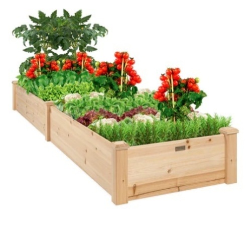 8x2ft Wooden Raised Garden Bed Planter, Appears New - Lot 297