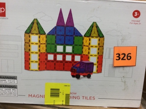 Magnetic Tiles Educational STEM Toy Set - Lot 326